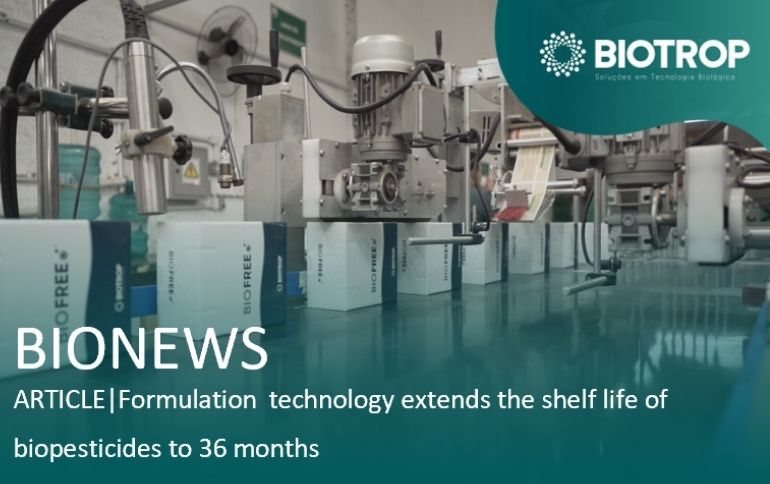 Formulation technology extends the shelf life of biopesticides to 36 months